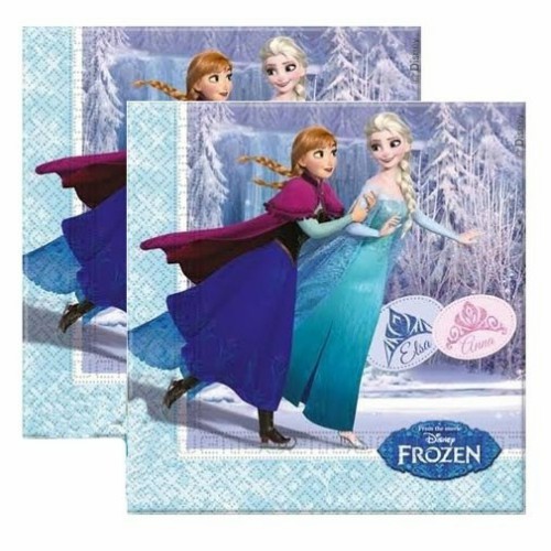 Frozen-Elsa-Anna-Olaf%20Peçete%20(16%20Adet)