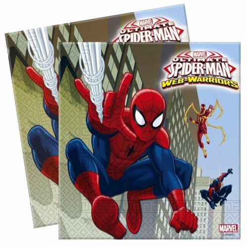 Spiderman-Örümcek%20Adam%20Peçete%20(16%20Adet)