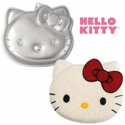 Hello Kitty-Sevimli Kedi Şekilli Pasta-Kek Kalıbı