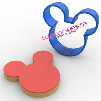 Mickey Mouse-Fare Polikarbon Kurabiye Kalıbı