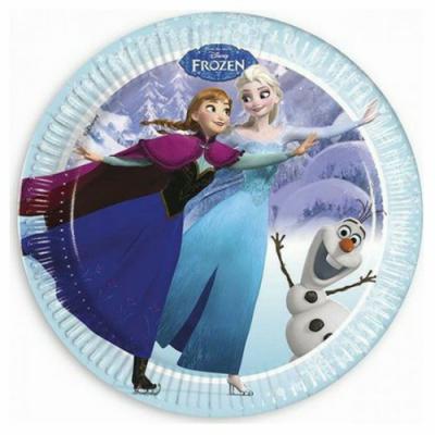 Frozen-Elsa-Anna-Olaf Karlar Ülkesi Tabak (8 Adet)