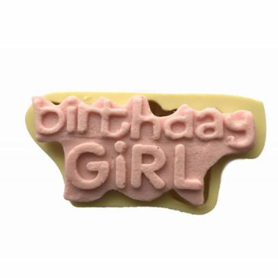 Birthday Girl-Kız Doğum Günü Yazılı Silikon Kalıp