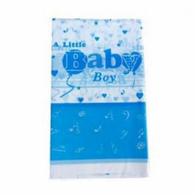 Baby Boy Yazılı Mavi Renk Masa Örtüsü (137x183cm) 