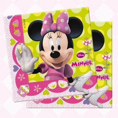 Minnie Mouse Peçete Pembe Renk (16 Adet)