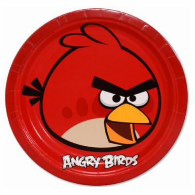 Angry Birds-Kızgın Kuş Tabak (8 Adet)