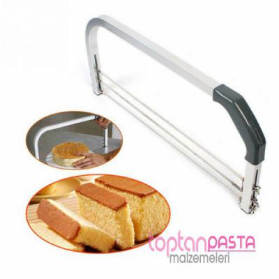 Profesyonel Pasta Testeresi 3’lü Pandispanya-Kek Kesme Bıçağı