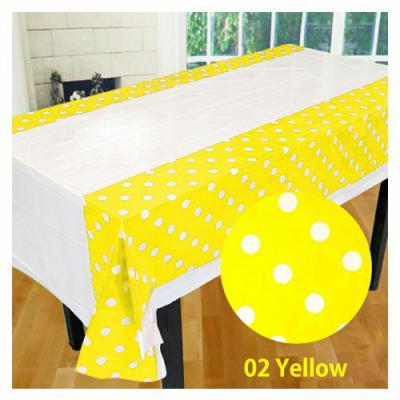 Sarı Puantiyeli Masa Örtüsü (137x183cm)