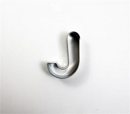 J Harfi Metal Kurabiye Kalıbı (8x5cm)