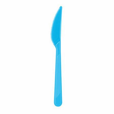 Mavi Renk Plastik Bıçak (25 Adet)
