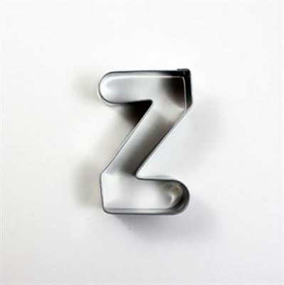Z Harfi Metal Kurabiye Kalıbı (8x5cm)